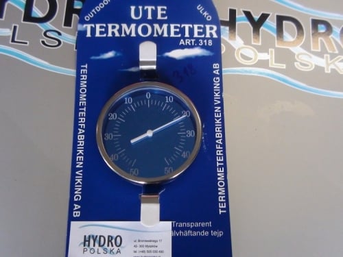 Termometr zewnętrzny zaokienny 318 tarczowy -50+50/c VIKING