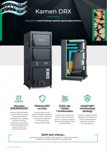 KAMEN 20KW DRX PAKIET BUFOR 1000L+ OSPRZĘT