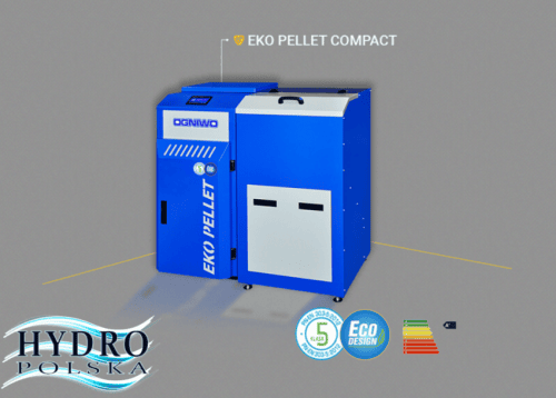 KOCIOŁ OGNIWO 14 KW EKO PELLET KOMPAKT KLASA A+ do 150m2