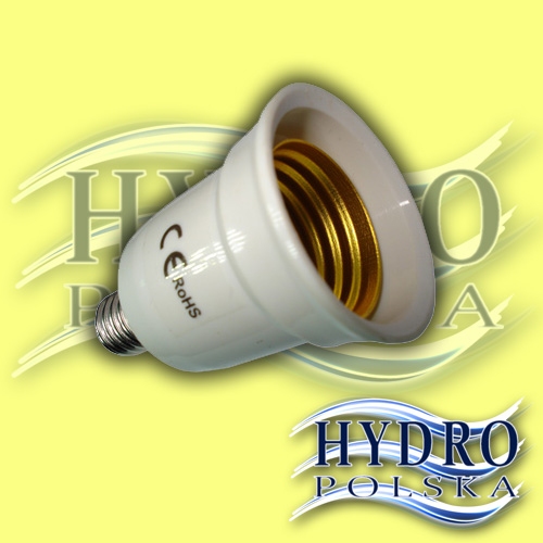 Przejściówka (adapter) z E14 na E27 - GNIAZDA I ADAPTERY - Hydropolska.pl