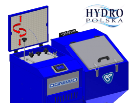 KOCIOŁ OGNIWO 25KW EKO PLUS + EKOGROSZEK