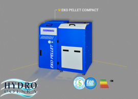 KOCIOŁ OGNIWO 25 KW EKO PELLET KOMPAKT KLASA A+ do 260m2